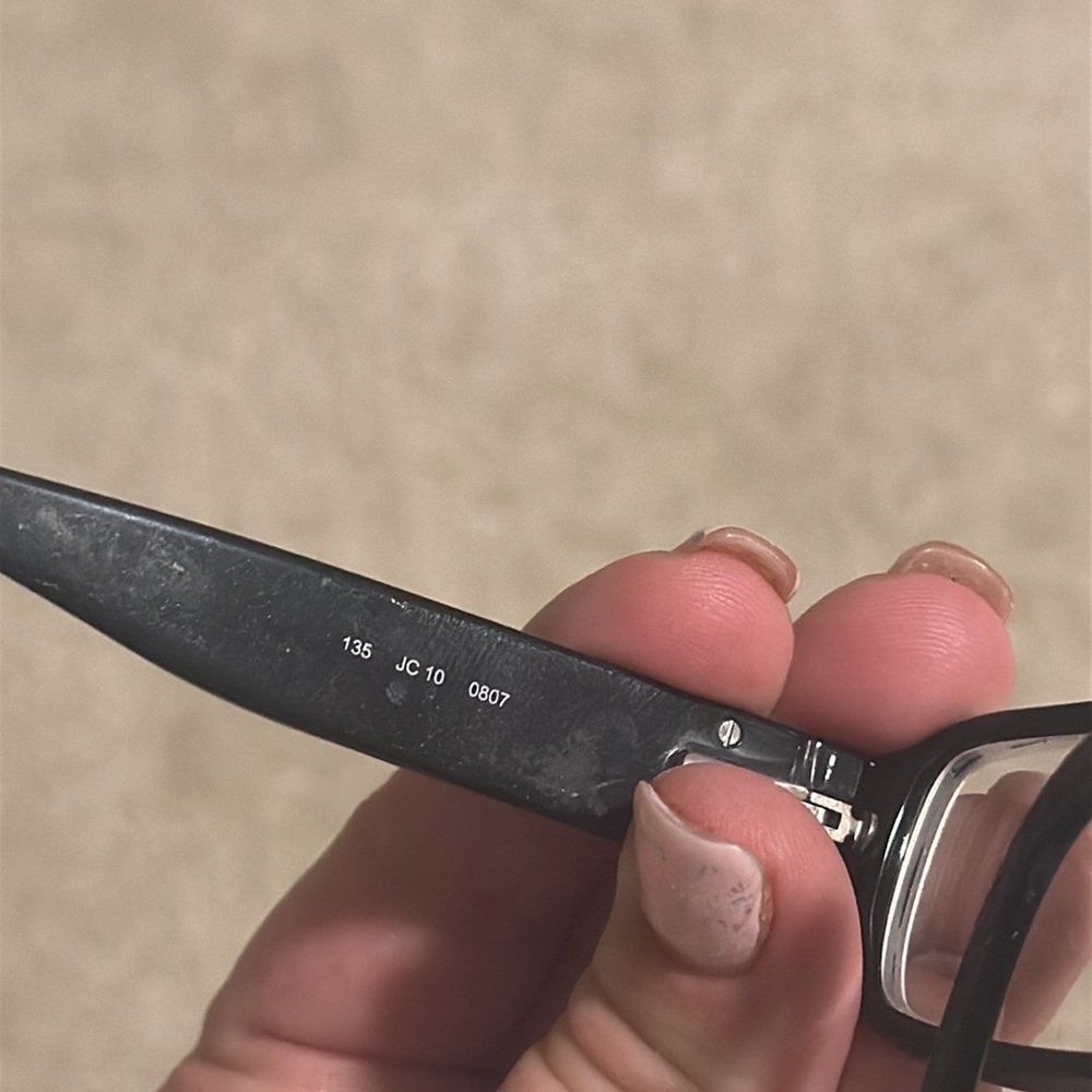 Jimmy Choo Chic Black Rectangular Prescription Gl… - image 5